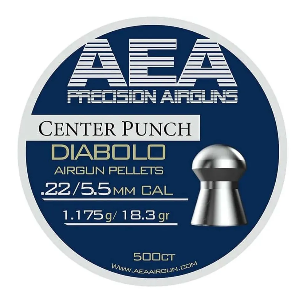 Śrut diabolo BINTAC AEA Precision Center Punch .22 5,5 mm 18,3 grain 500szt