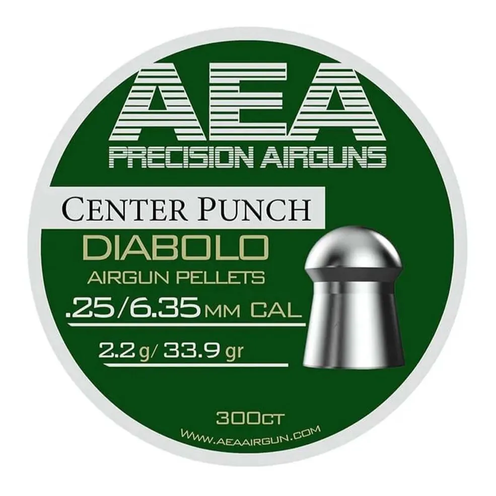 Śrut diabolo BINTAC AEA Precision Center Punch .25 6,35 mm 33,9 grain 300szt