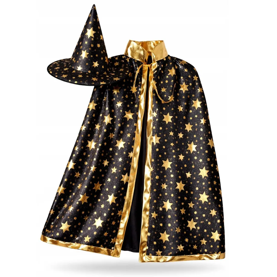 Kostium strój przebranie czarodzieja czarodziej akcesoria zestaw halloween
