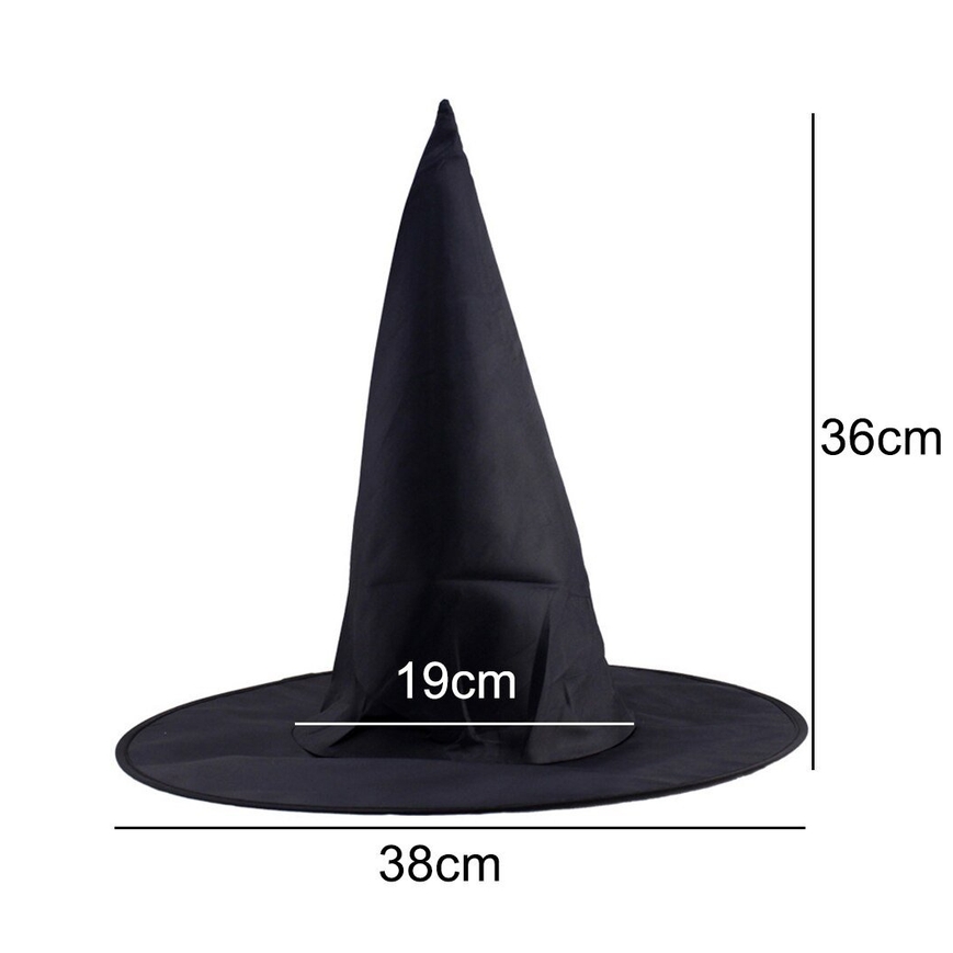 Kapelusz wiedźmy czarownicy wiedźma czarownica halloween kostium strój przebranie - obrazek 3