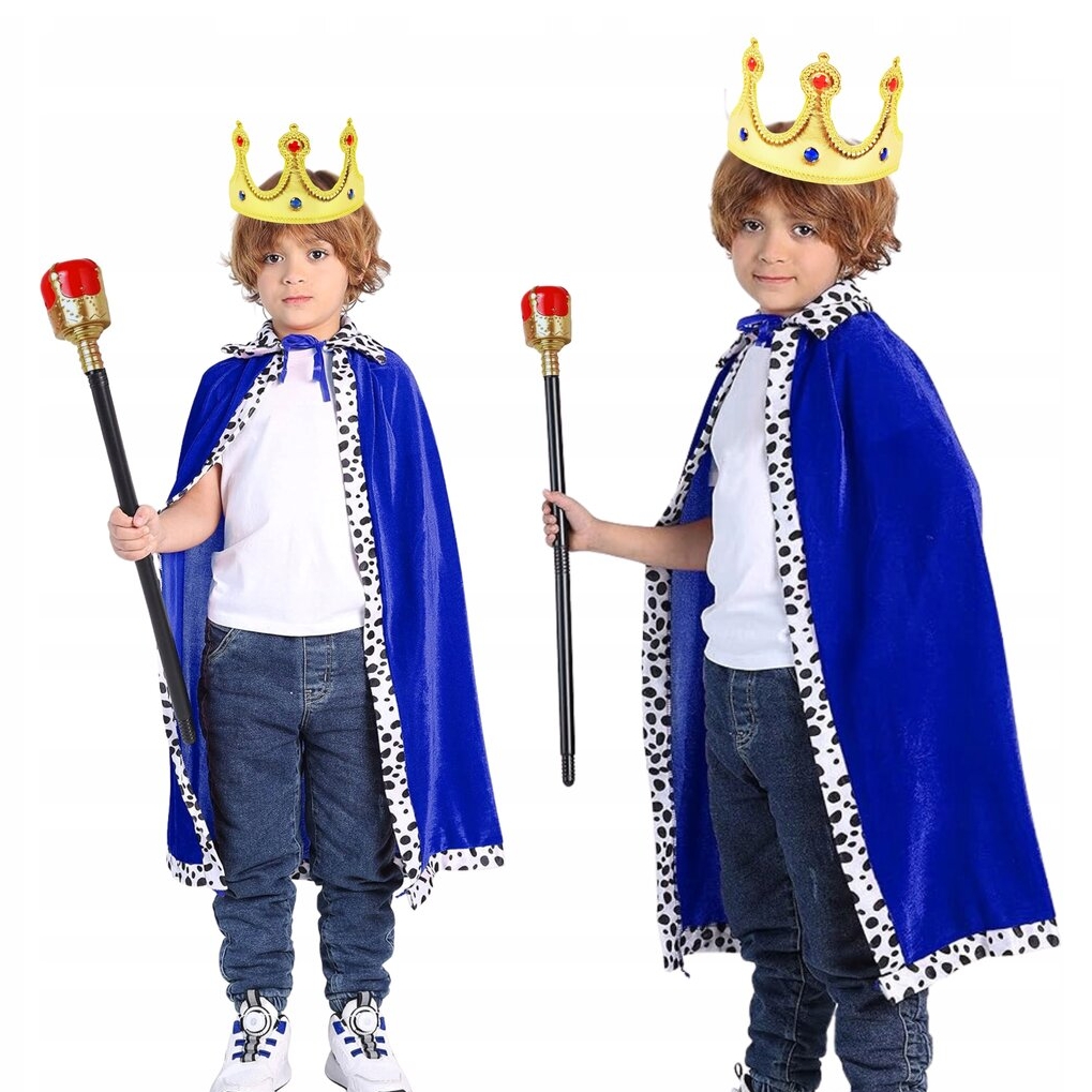 PLAYJOY Kostium strój przebranie króla król akcesoria zestaw - obrazek 2