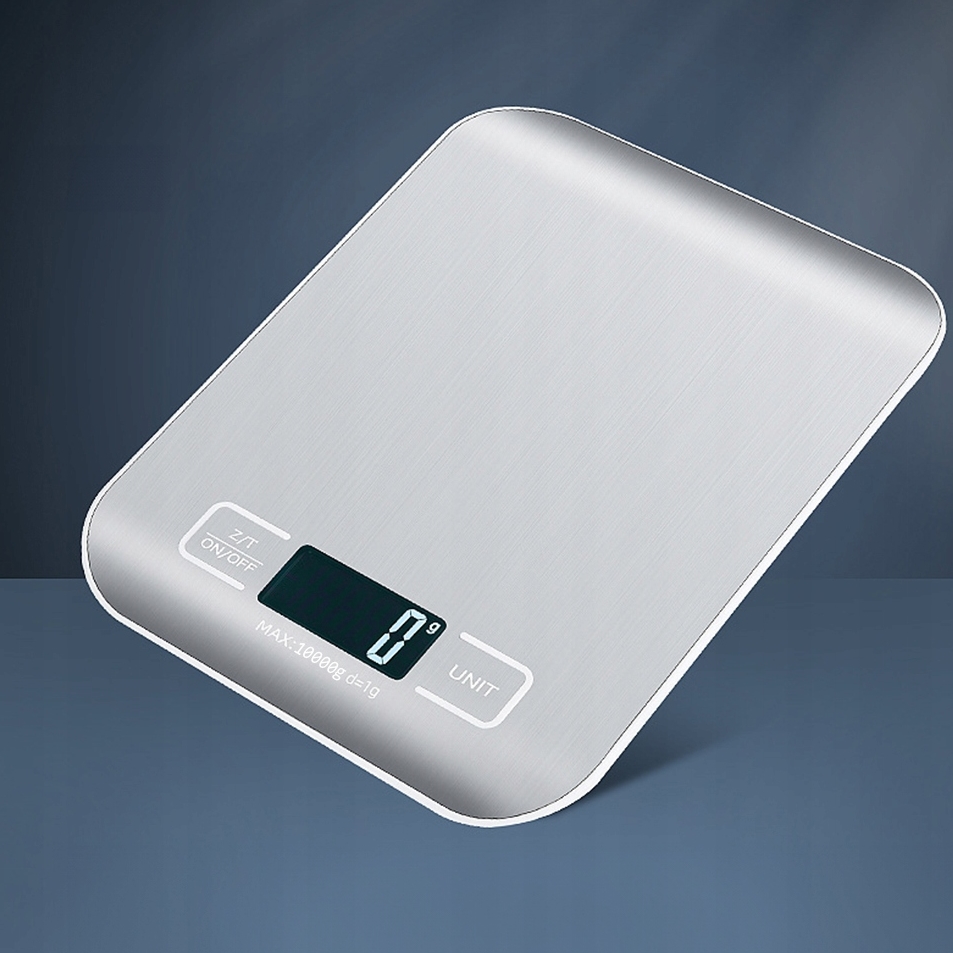 HÖGLER Waga kuchenna jubilerska elektroniczna płaska precyzyjna lcd 10kg 1g - obrazek 5