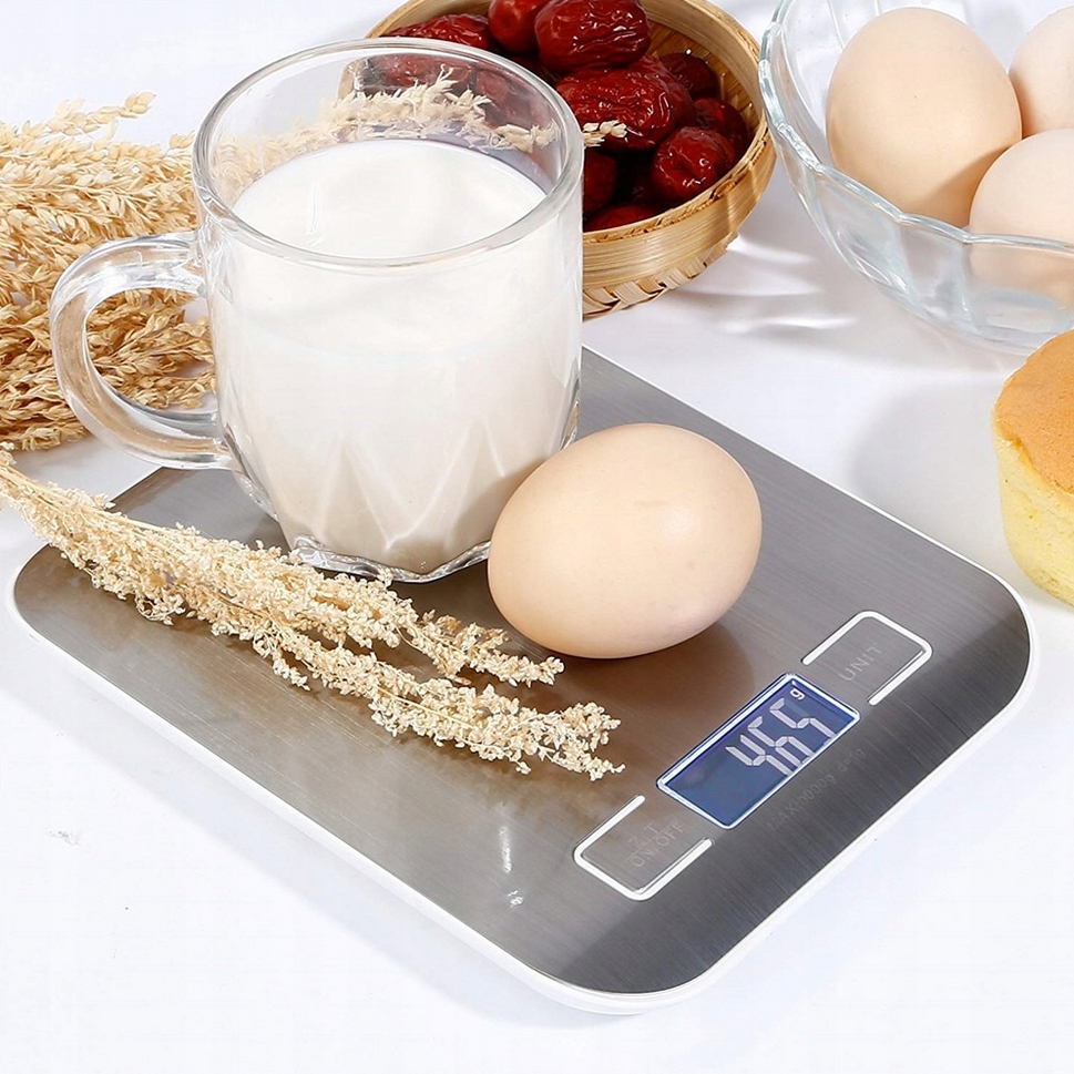 HÖGLER Waga kuchenna jubilerska elektroniczna płaska precyzyjna lcd 10kg 1g - obrazek 7