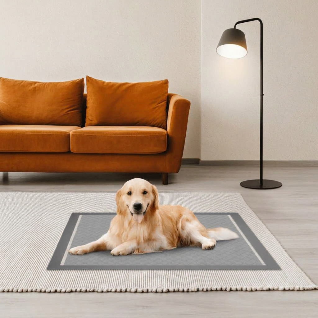 NUXIE® PREMIUM Mata dla psa psów podkłady higieniczne czarne grube l 50szt 45x60cm - obrazek 5
