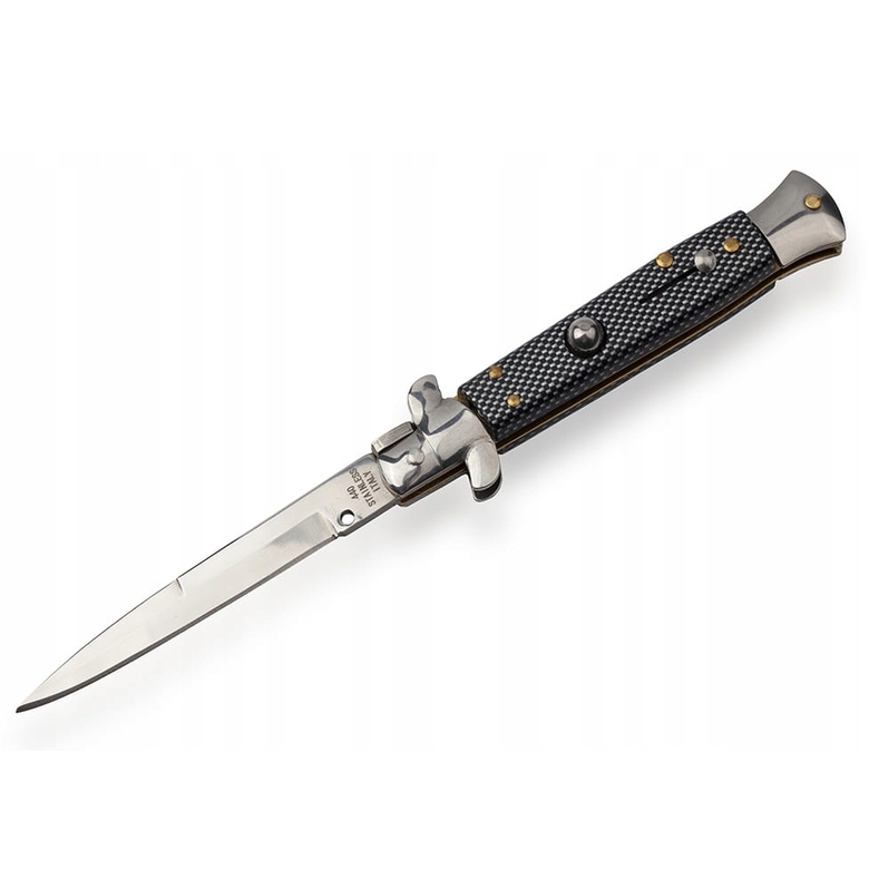 FOXTER® Nóż automatyczny sprężynowy otf wysuwany od frontu chowane ostrze 21cm - obrazek 2