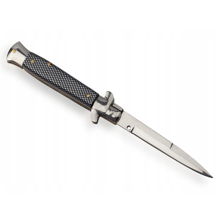 FOXTER® Nóż automatyczny sprężynowy otf wysuwany od frontu chowane ostrze 21cm - obrazek 5