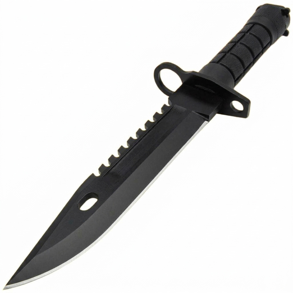 FOXTER® Nóż taktyczny myśliwski wojskowy turystyczny survival bagnet m9 pokrowiec 28cm - obrazek 3