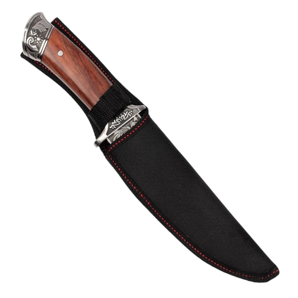 FOXTER® Nóż myśliwski wojskowy turystyczny survival finka pokrowiec 28cm - obrazek 9