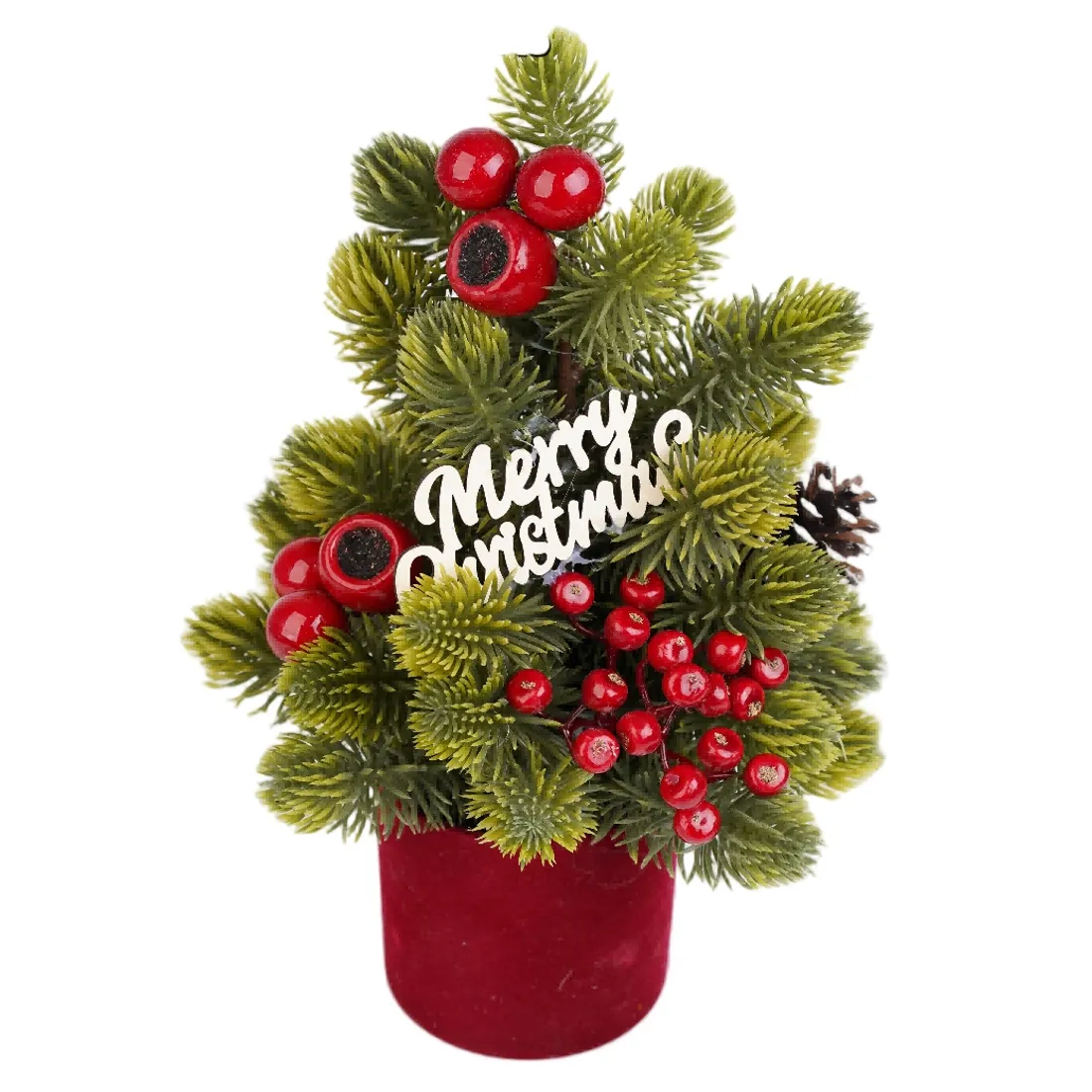 XMAS Choinka dekoracyjna drzewko świąteczne stroik dekoracja ozdoba świąteczna 33cm