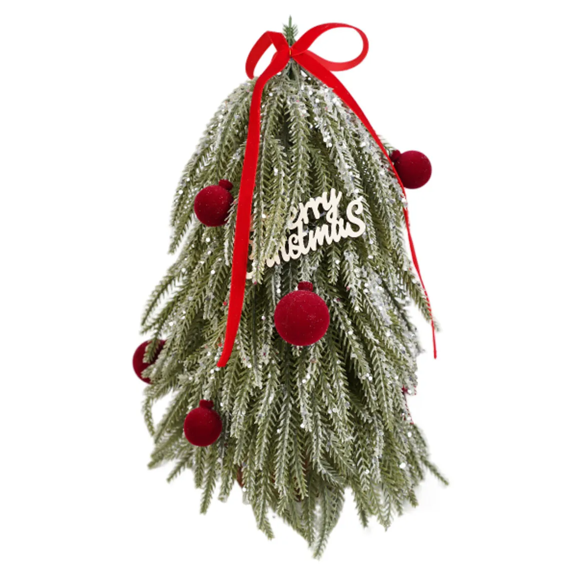 XMAS Choinka dekoracyjna drzewko świąteczne stroik dekoracja ozdoba świąteczna 37cm