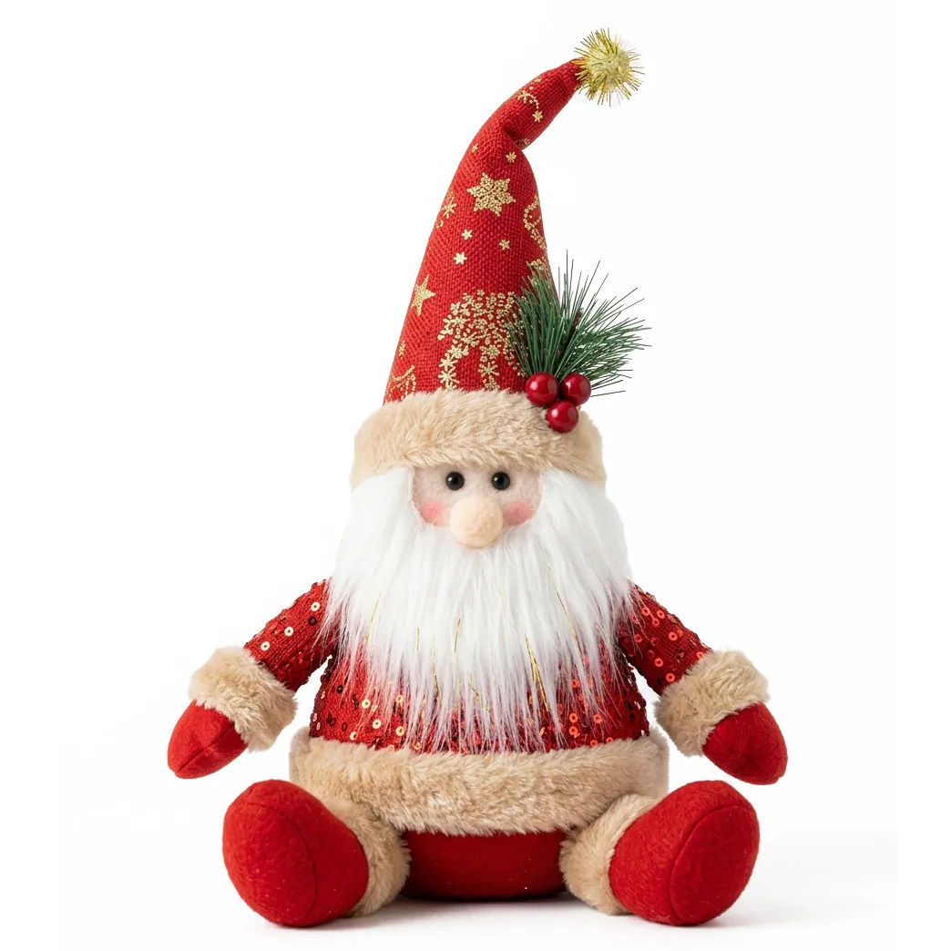 XMAS Skrzat krasnal świąteczny gnom pod choinkę zabawka mikołaj ozdoba świąteczna 30cm