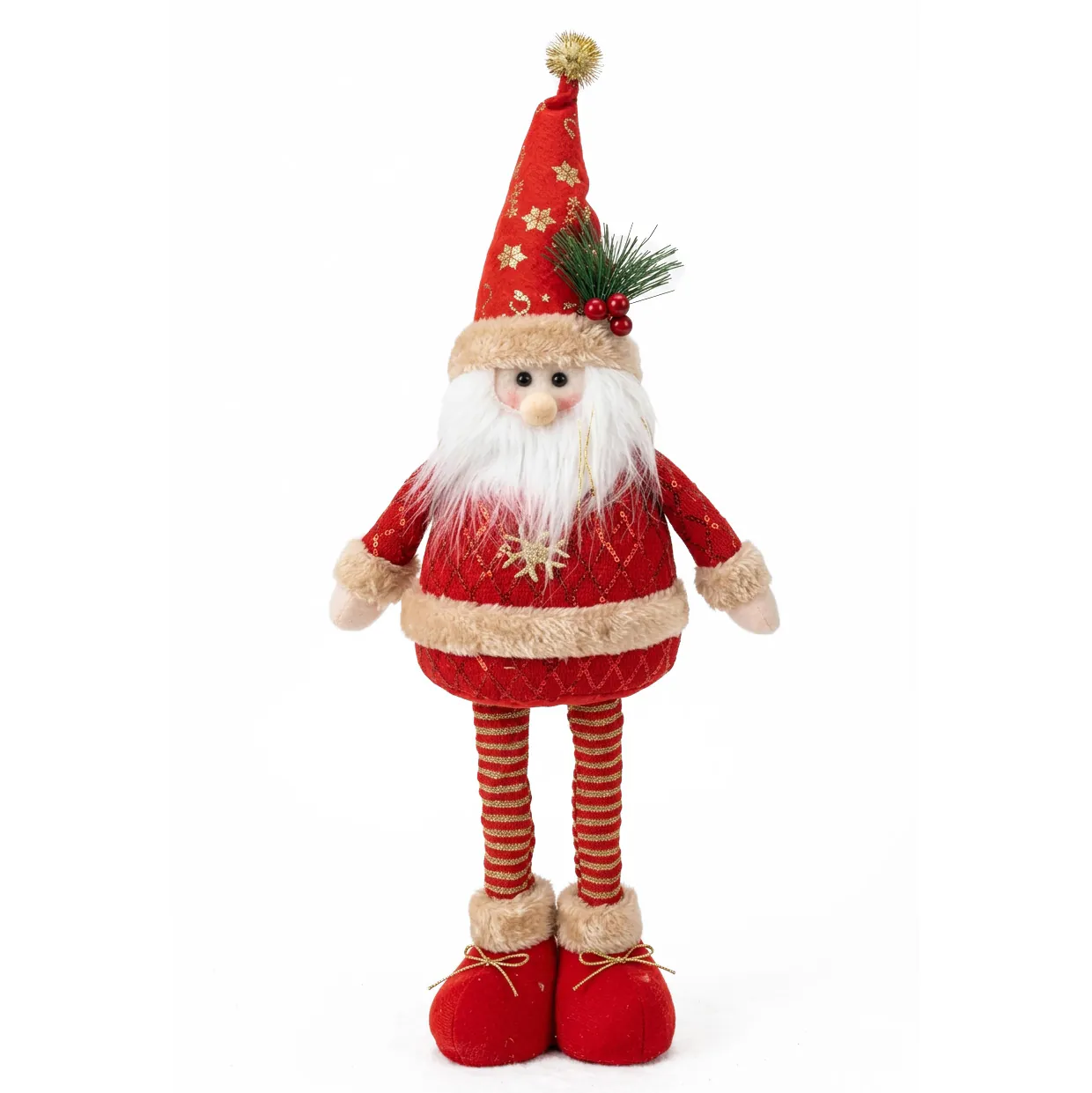 XMAS Skrzat krasnal świąteczny gnom pod choinkę zabawka mikołaj ozdoba świąteczna 60cm